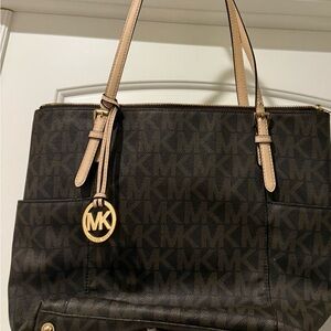 Michael Kors Dark Brown Signature Tote
